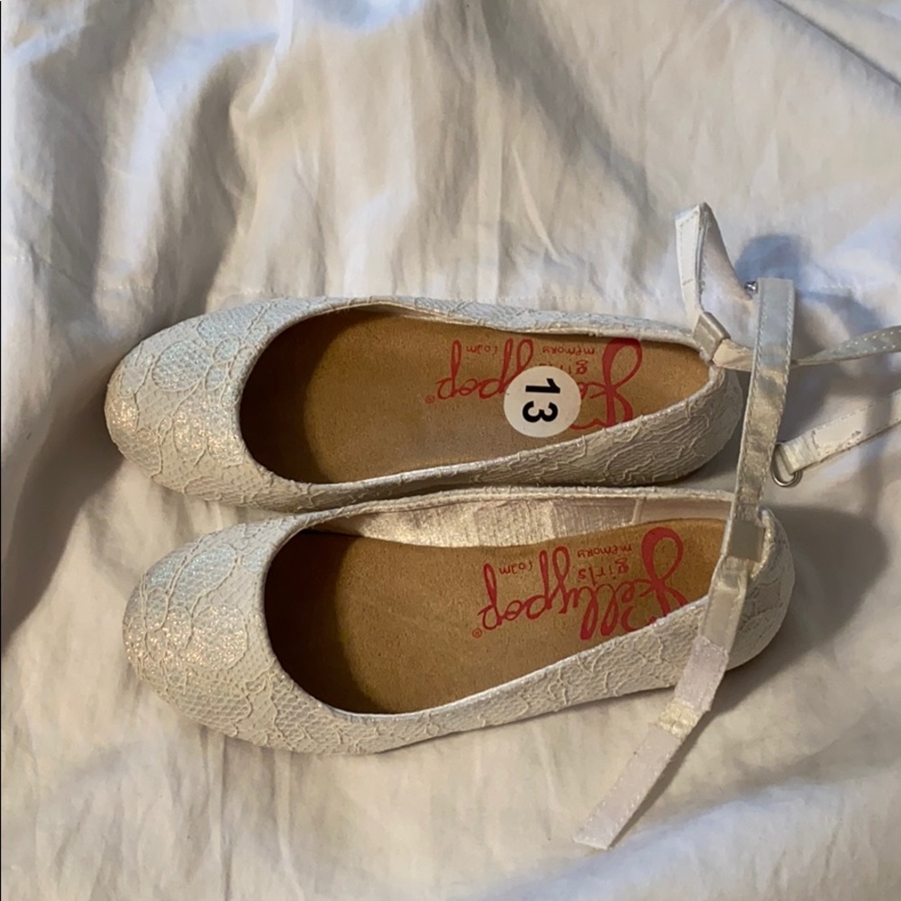 Little girl jelly pop memory foam shoes.